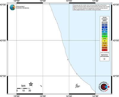 Mappa EMS - territori località