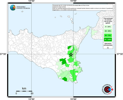 Mappa territorio comunale con almeno 3 questionari