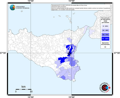Mappa territorio comunale con almeno 3 questionari