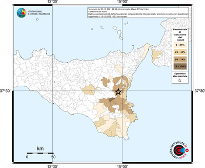 Mappa territorio comunale con almeno 3 questionari