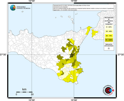 Mappa territorio comunale con almeno 3 questionari