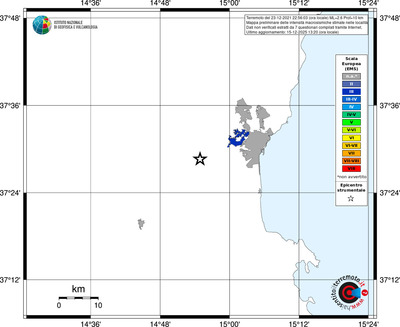 Mappa EMS - territori località