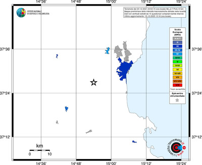 Mappa EMS - territori località