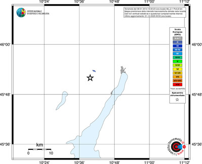 Mappa EMS - territori località