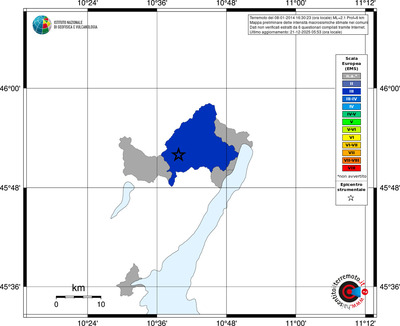 Mappa EMS - territori comuni
