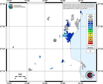 Mappa EMS - territori località
