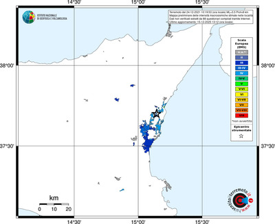 Mappa EMS - territori località