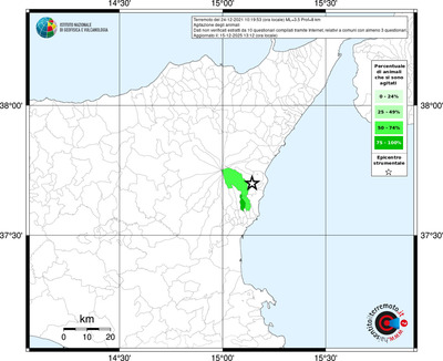 Mappa territorio comunale con almeno 3 questionari