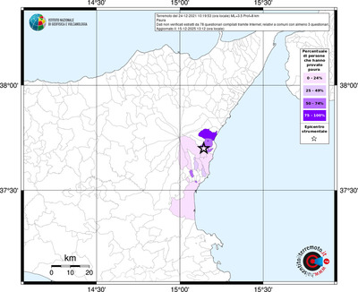 Mappa territorio comunale con almeno 3 questionari