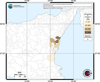 Mappa territorio comunale con almeno 3 questionari