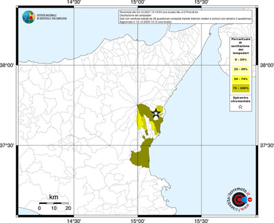 Mappa territorio comunale con almeno 3 questionari
