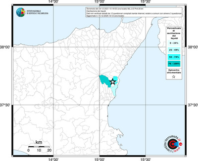 Mappa territorio comunale con almeno 3 questionari