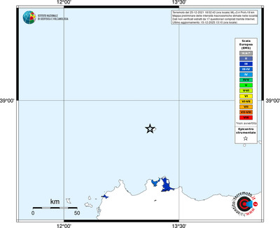 Mappa EMS - territori località