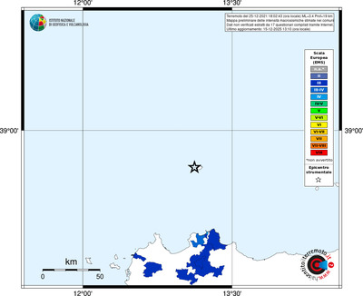 Mappa EMS - territori comuni