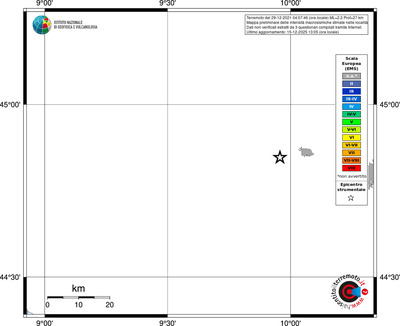 Mappa EMS - territori località