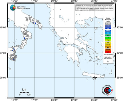 Mappa EMS - territori comuni