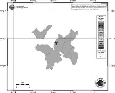 Mappa EMS - territori comuni