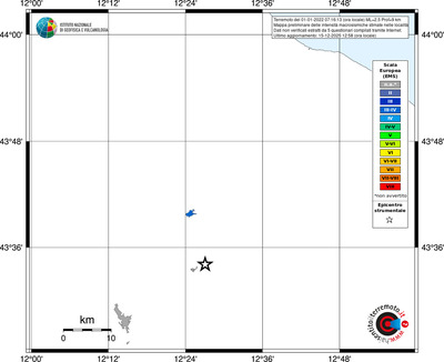 Mappa EMS - territori località
