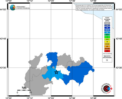 Mappa EMS - territori comuni