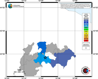 Mappa MCS - territori comuni