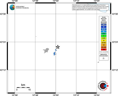 Mappa MCS - territori località