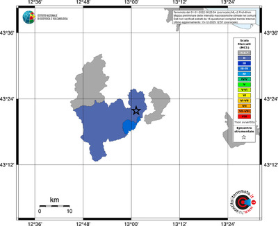 Mappa MCS - territori comuni
