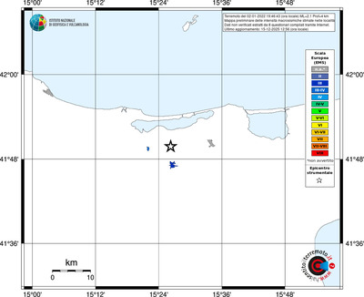 Mappa EMS - territori località