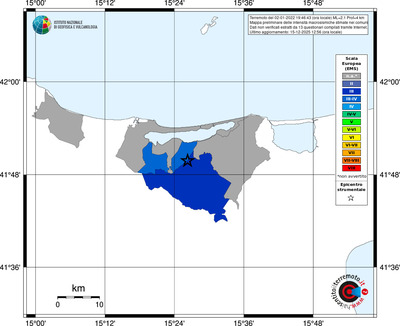 Mappa EMS - territori comuni