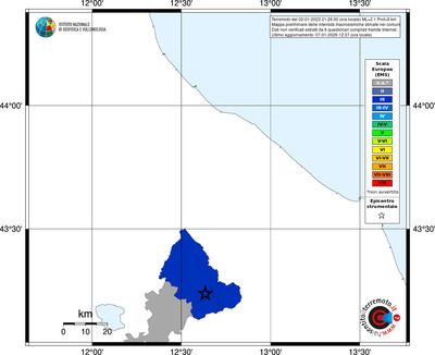 Mappa EMS - territori comuni