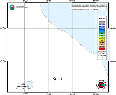 Mappa MCS - territori località