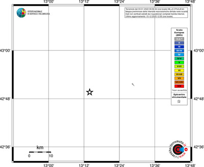 Mappa EMS - territori località