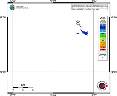 Mappa EMS - territori località