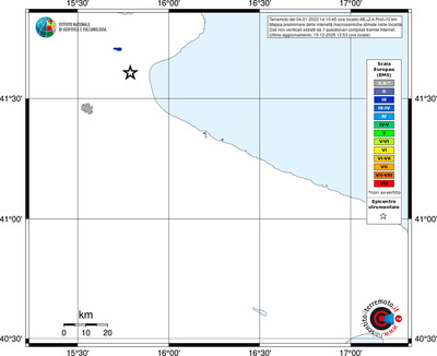 Mappa EMS - territori località