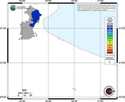 Mappa EMS - territori comuni