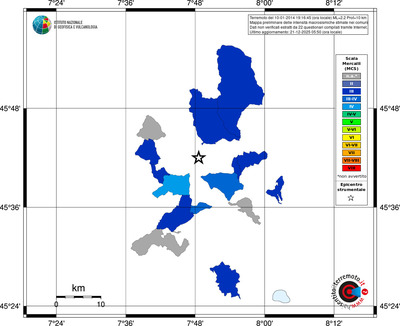 Mappa MCS - territori comuni