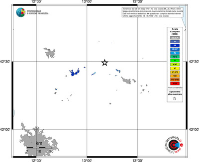 Mappa EMS - territori località