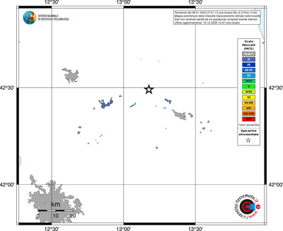 Mappa MCS - territori località