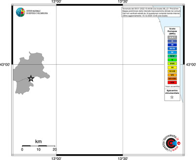 Mappa EMS - territori comuni