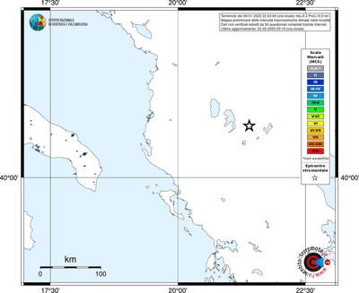 Mappa MCS - territori delle località