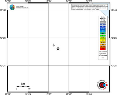Mappa MCS - territori località