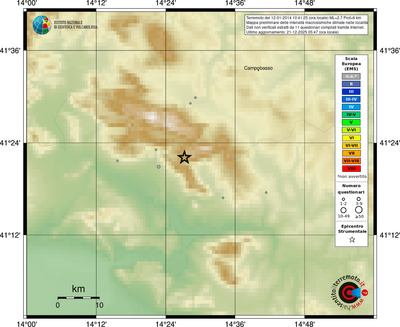 Mappa EMS - località