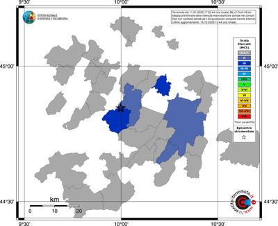 Mappa MCS - territori comuni