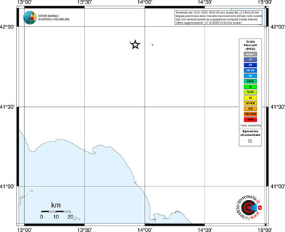 Mappa MCS - territori località
