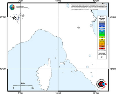 Mappa EMS - territori località