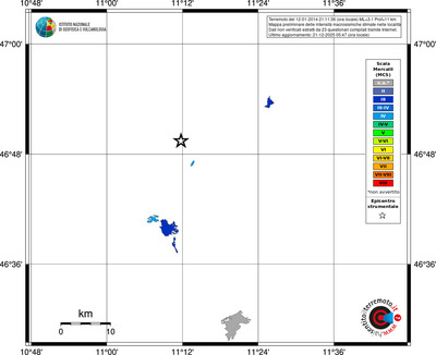 Mappa MCS - territori località