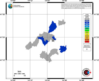Mappa EMS - territori comuni