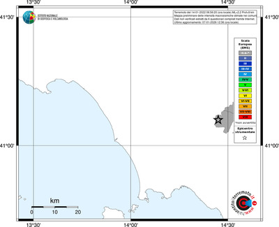 Mappa EMS - territori comuni