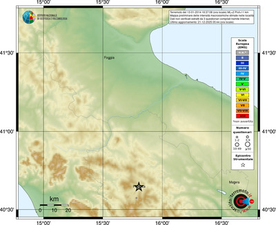 Mappa EMS - località