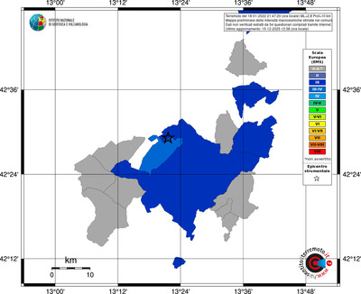 Mappa EMS - territori comuni