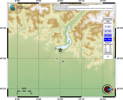 Mappa comuni con almeno 3 questionari